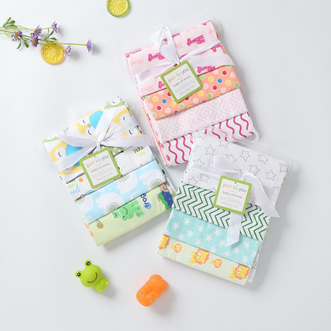 纯棉婴儿抱被 新生儿裹布 包巾 盖毯 襁褓单层全棉 新生儿用品