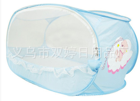 起跑线厂家直销,方形折叠蚊帐，宝宝折叠帐，钢丝帐，蚊帐产品图