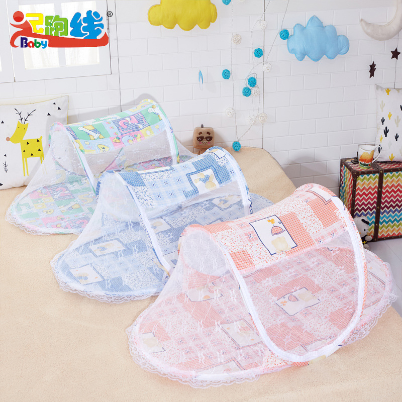 Manufacturer direct professional wholesale infant bed net folding bed net boat bed net baby folding bed net thumbnail