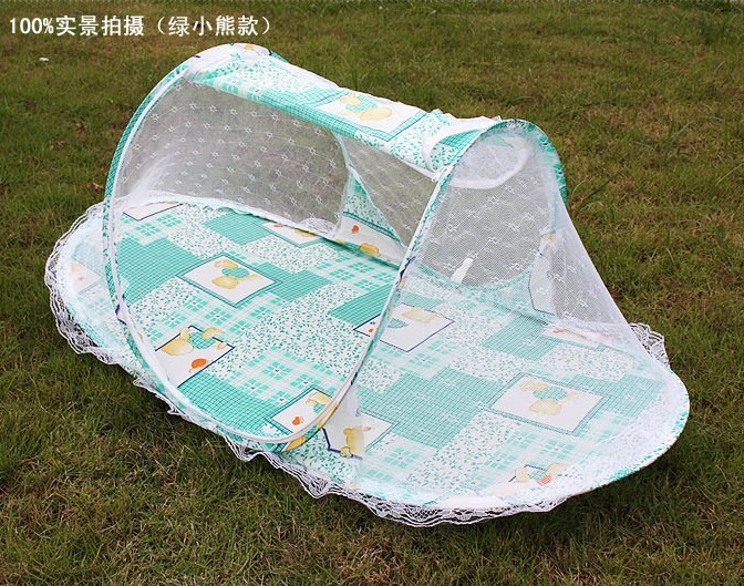 起跑线专业批发 婴儿蚊帐 折叠蚊帐 船型蚊帐 宝宝折叠式蚊帐产品图