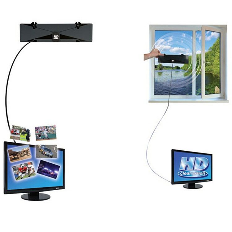 HD Clear Vision Digital Antenna TV Antenna satellite receiver fixed sucker
