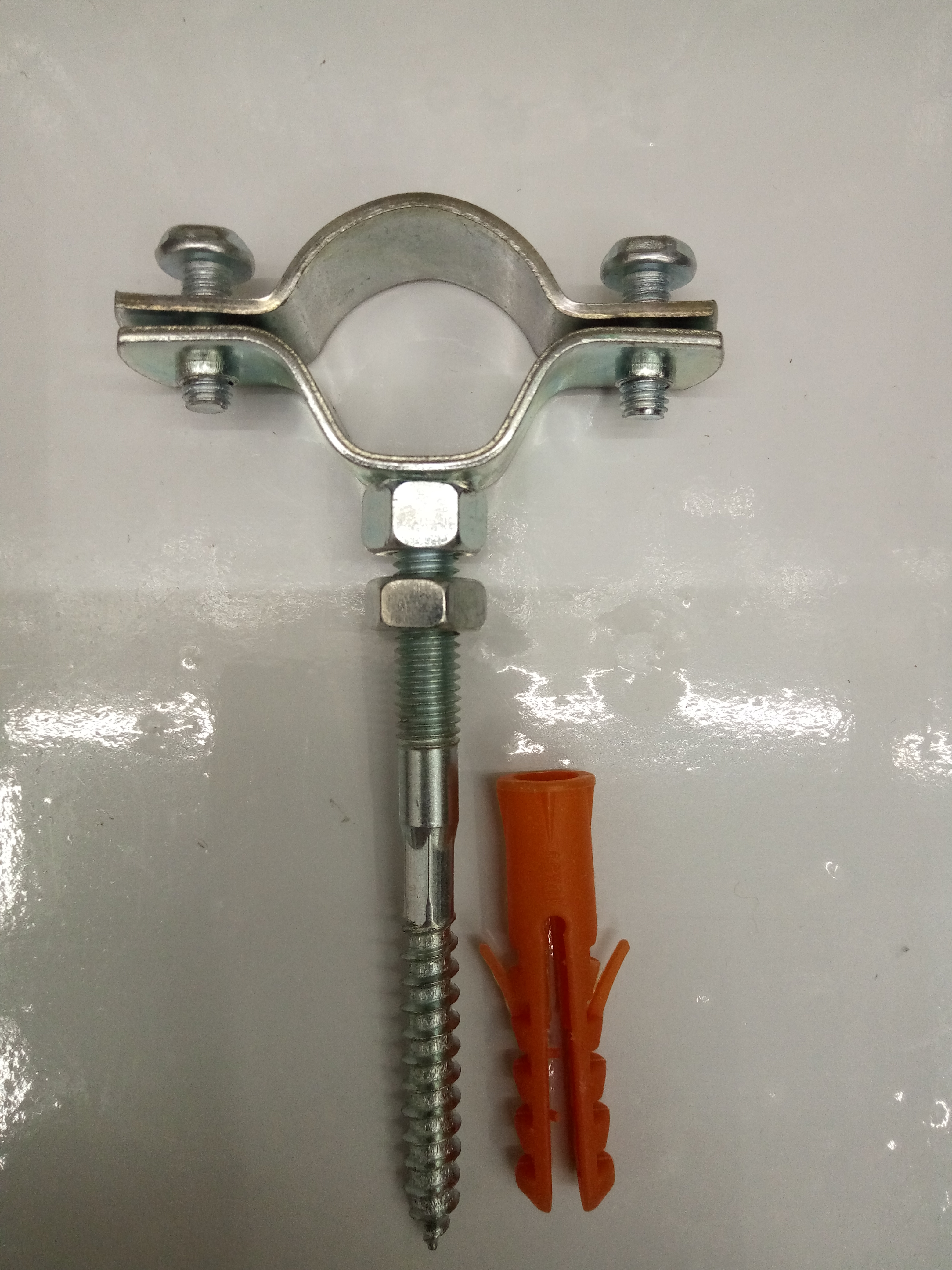 Hardware Egyptian pipe clamp double screw anti-rust expansion pipe