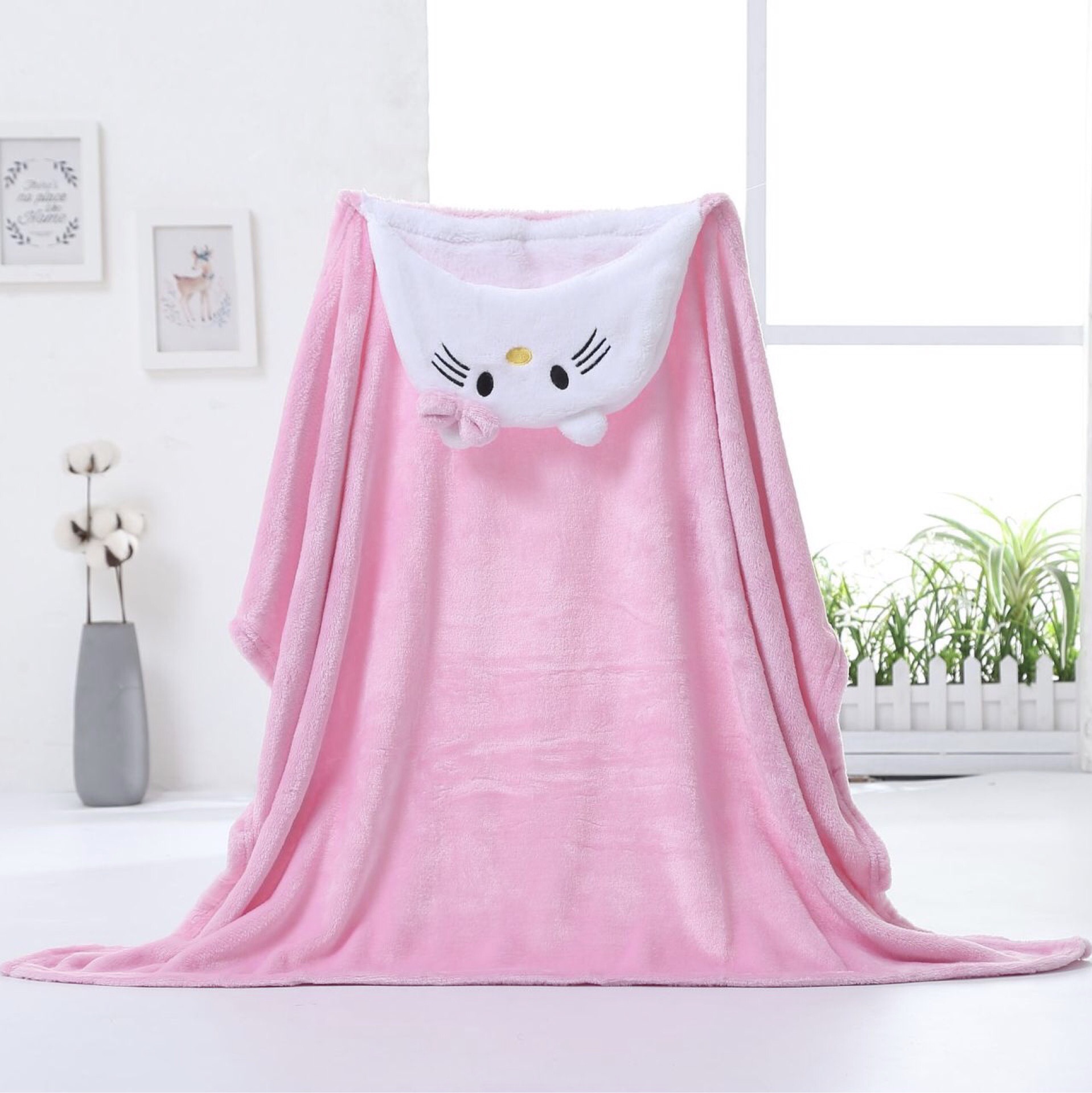 婴童抱毯、毛毯实物图