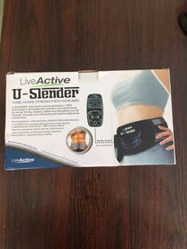 U-slender multi-purpose massaging belt with remote control massaging belt massaging device