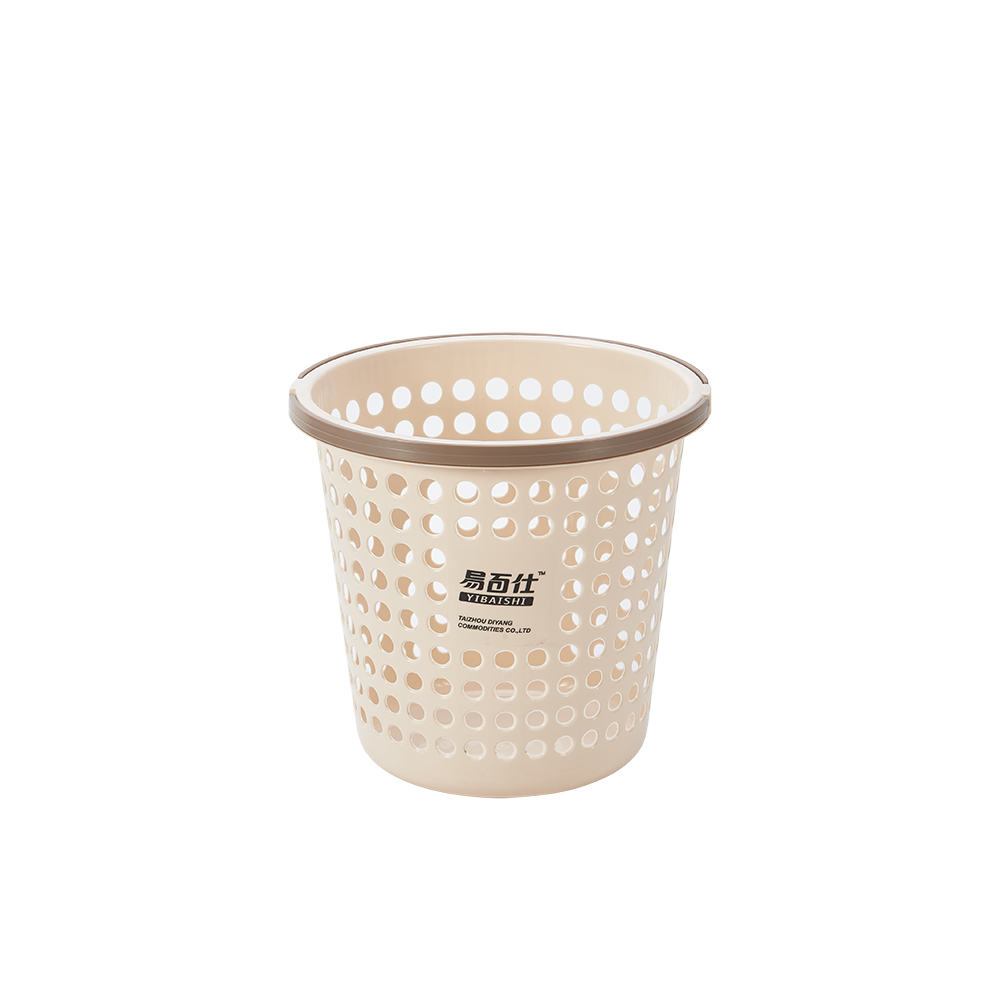 小号清新纸篓简约家用无盖垃圾桶办公厨房客厅卫生间塑料垃圾桶