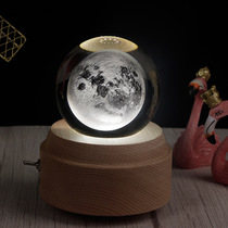 Star Elk Crystal Ball creative wood music box music box music box wood crafts company gifts