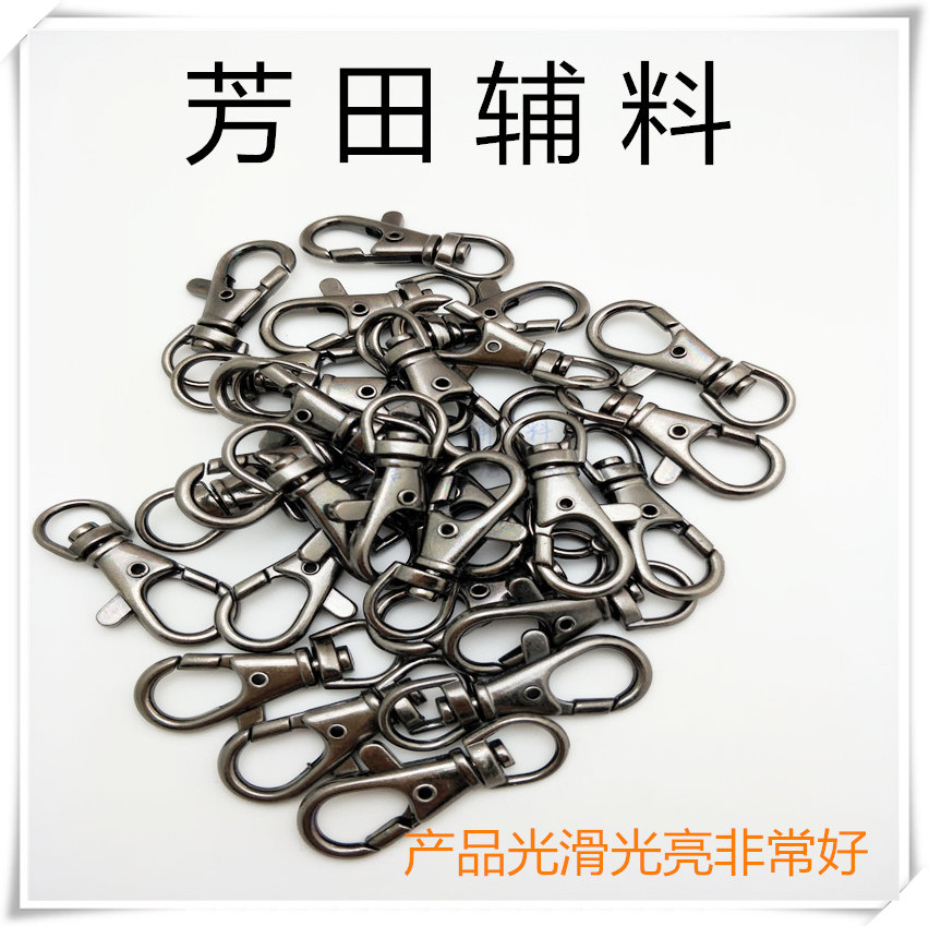 9mm lobster hook gun black environmental protection dog hook hook that has passed salt spray test Application Scenario