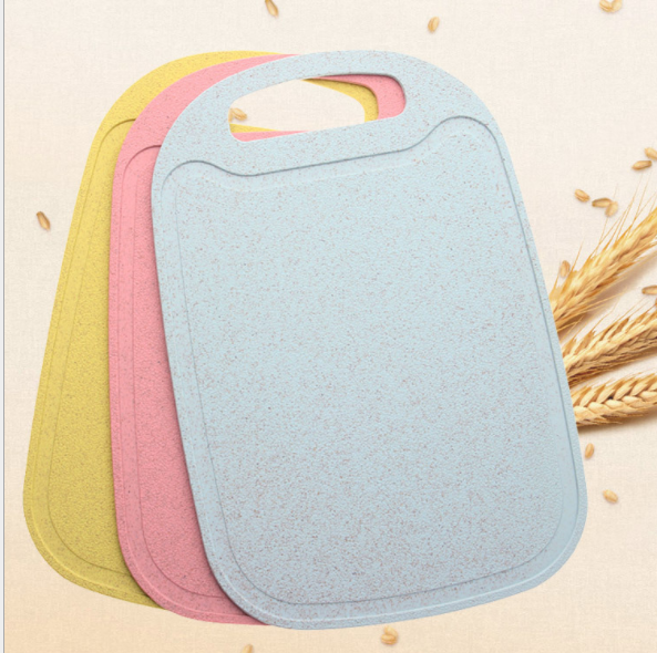 家用小麦秸秆菜板砧板厨房切菜板长方形防滑切水果蔬菜辅食案板