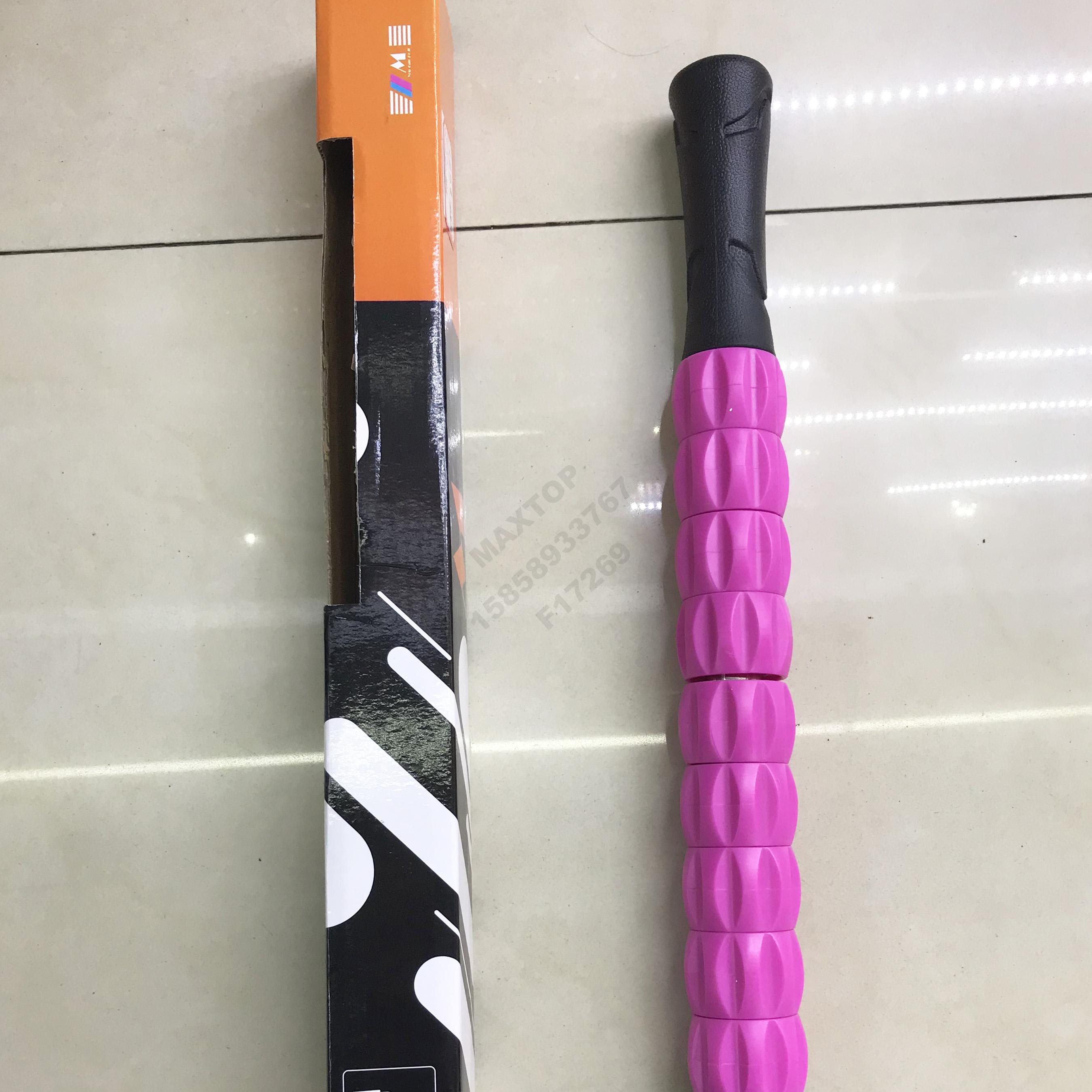瑜伽按摩棒 筋膜经络棒滚轮 按摩棒小腿深层肌肉放松按摩器细节图