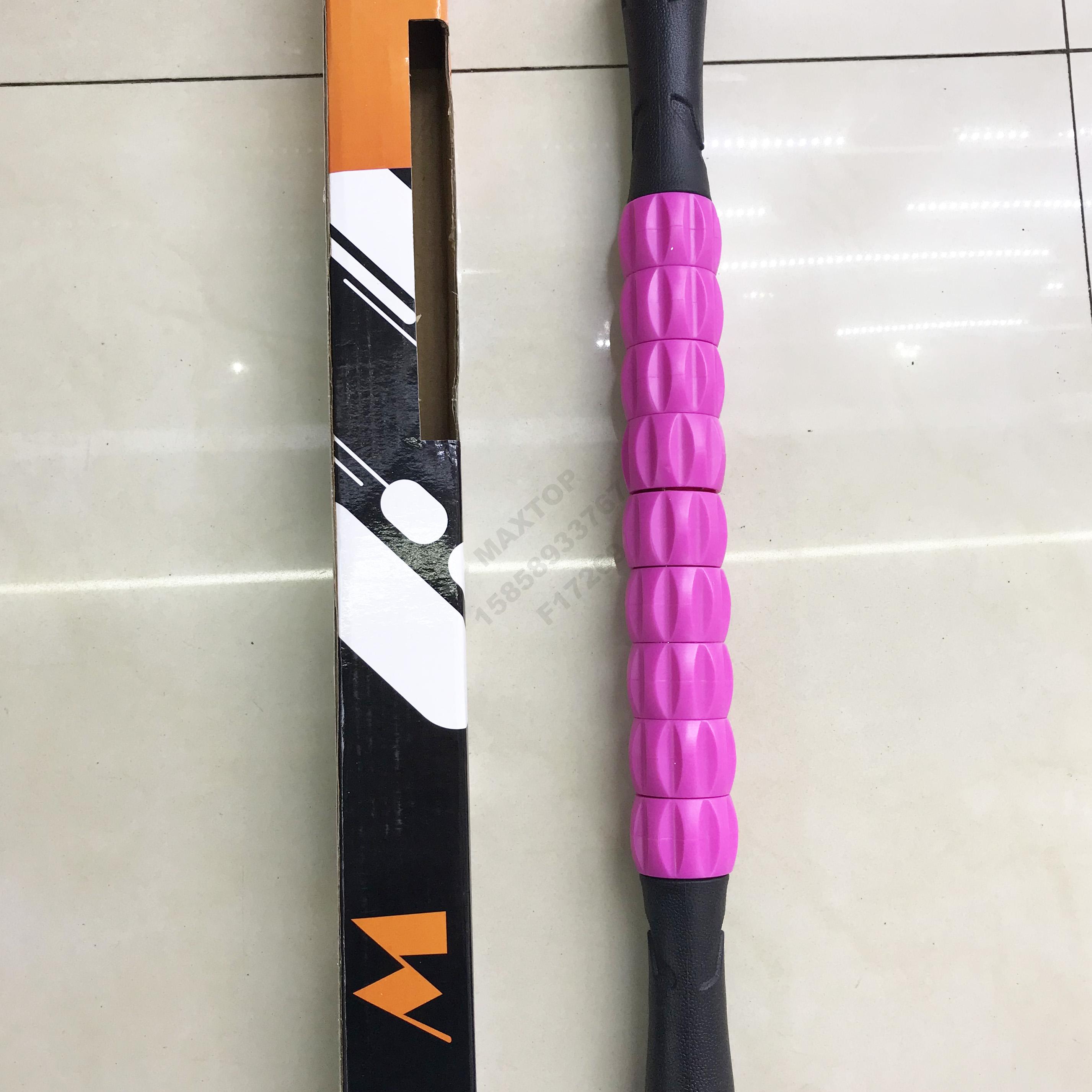 瑜伽按摩棒 筋膜经络棒滚轮 按摩棒小腿深层肌肉放松按摩器