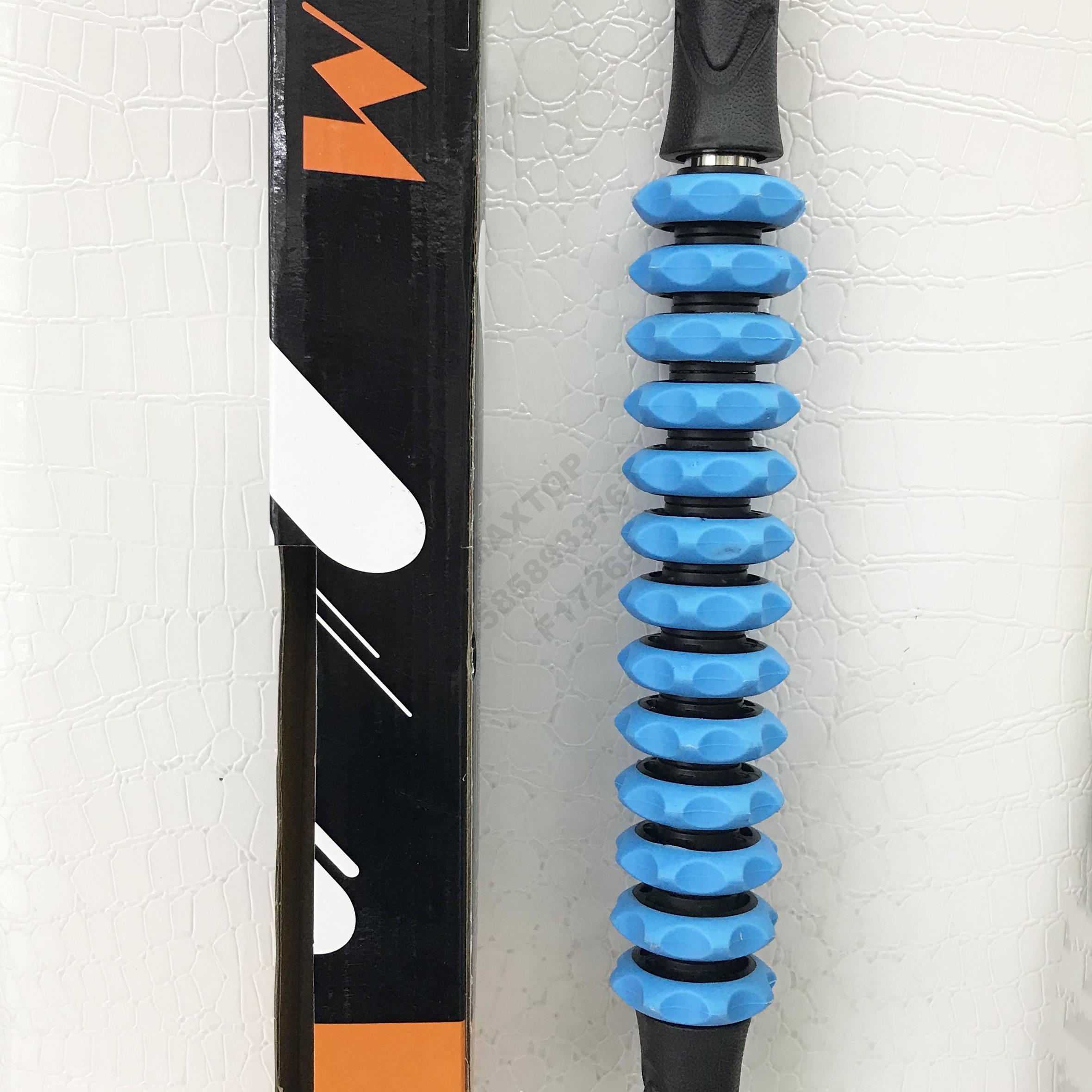 塑料滚轮棒 齿轮按磨棒滚轴健身瑜伽深层肌肉按摩 全身按摩棒