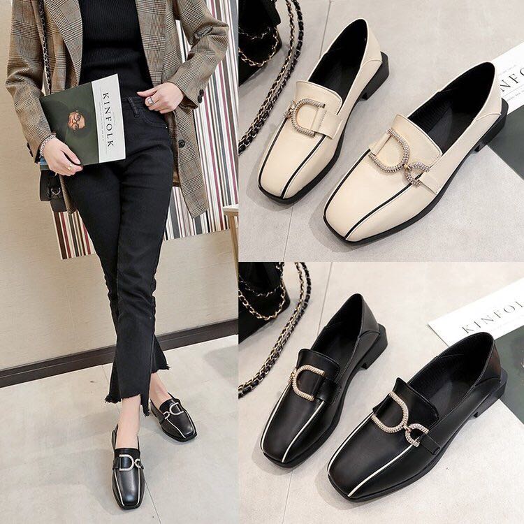 2019春款白领豆豆鞋细节图