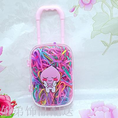 10元多元店儿童装拉杆箱一次性皮筋产品图