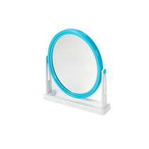 Large oval beauty dressing table type makeup mirror European mirror double-sided rotating dressing mirror Princess mirror portable desktop