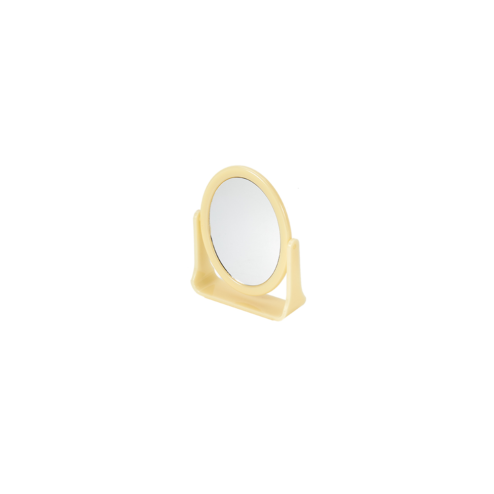 Small oval double side table mirror small table top double side mirror beauty mirror back magnifying glass