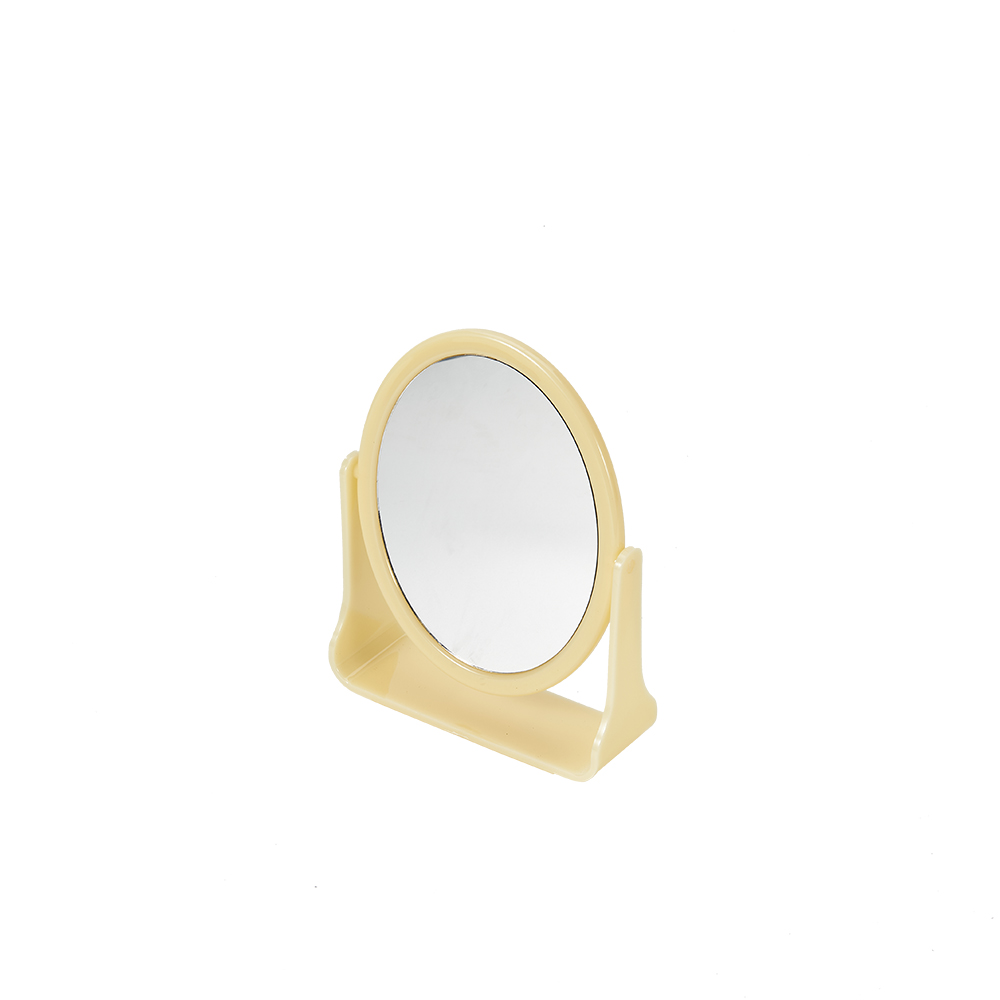 Large oval double-sided table mirror, double-sided 360 rotating table mirror, double-sided high definition dressing mirror