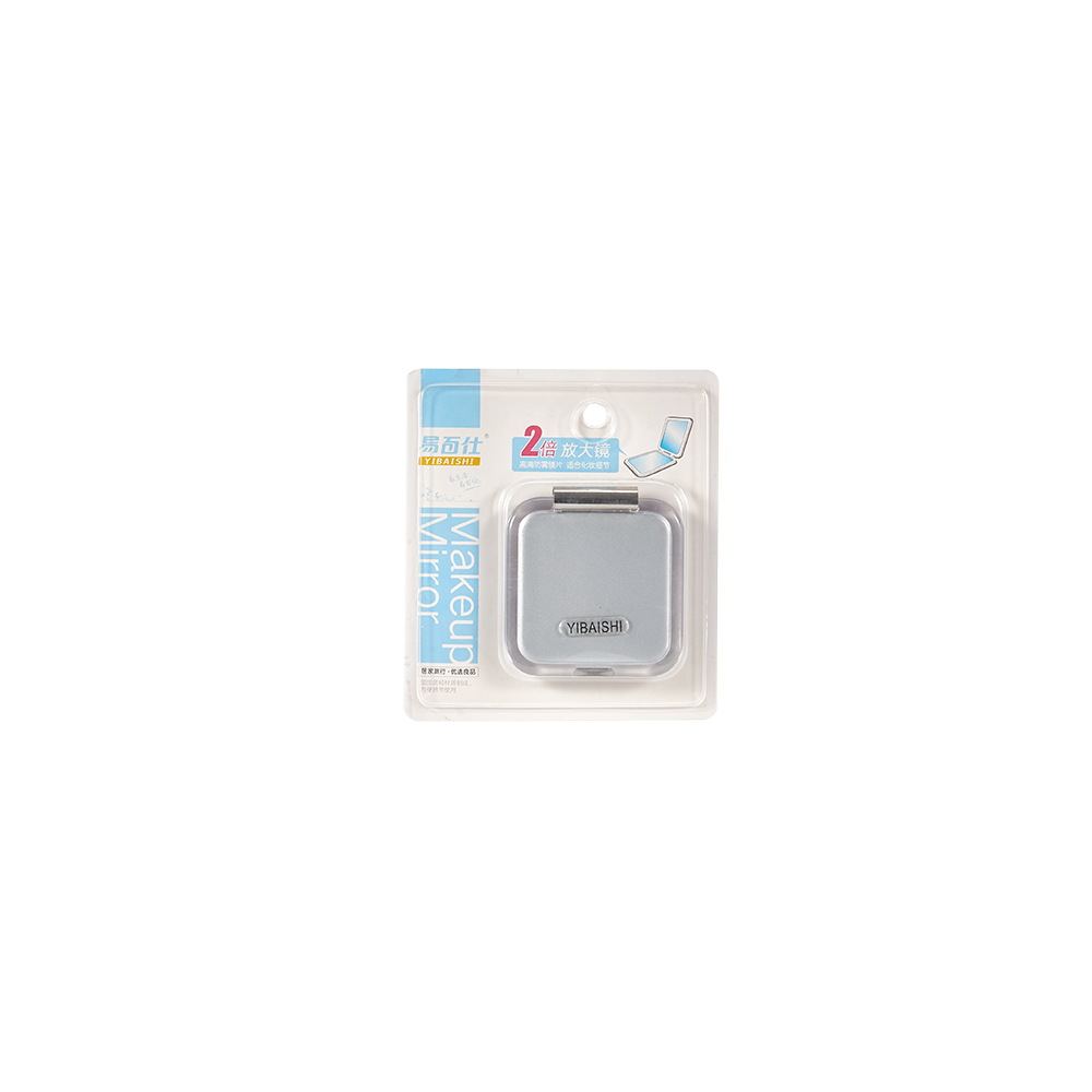 Small square beauty mirror Korean folding makeup mirror high definition mirror square Princess Portable beauty mirror