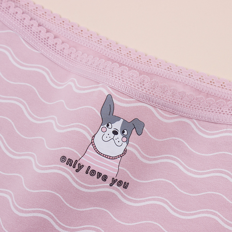 Yanli Ting Day Sexy Printed Cotton Low-Rise Women's Underwear Lace Bag Hip Sports Girl Triangle Shorts Application Scenario