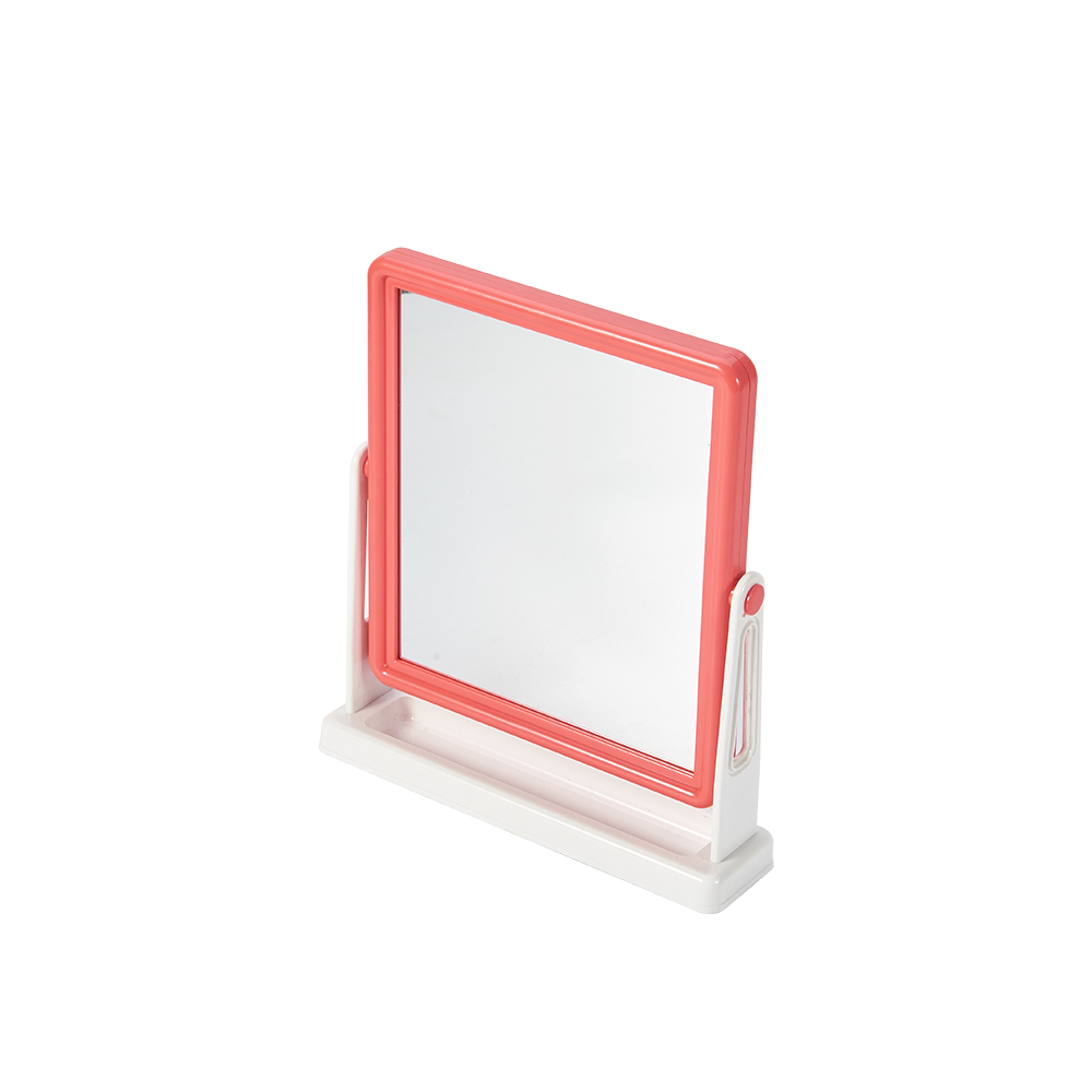 大号方形美容镜家用台镜 化妆镜补妆镜 时尚小巧双面镜子细节图