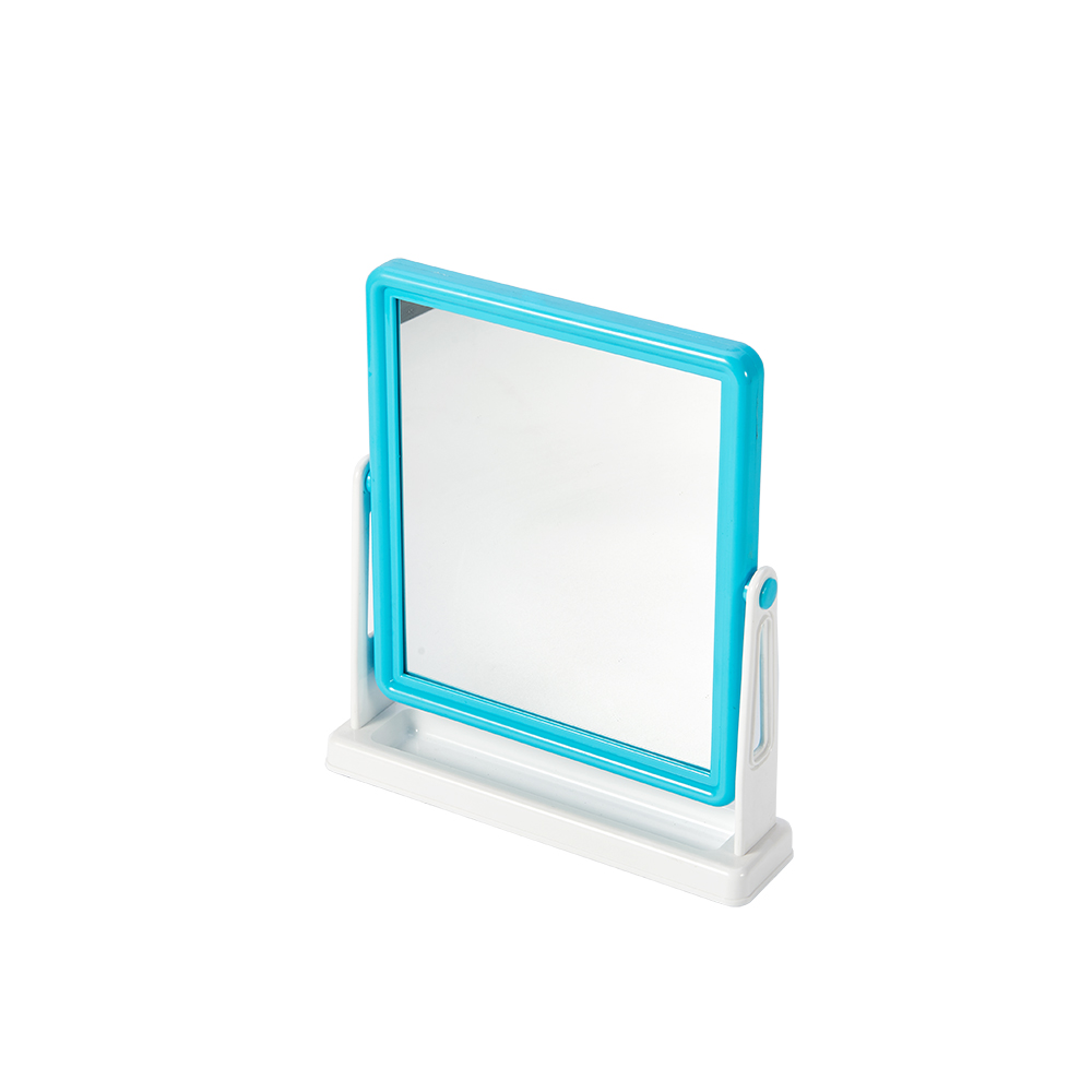 大号方形美容镜家用台镜 化妆镜补妆镜 时尚小巧双面镜子