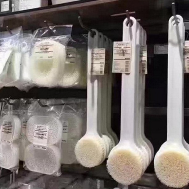 长柄日本MUJI无印洗澡刷沐浴刷洗浴搓澡搓背刷硬软毛