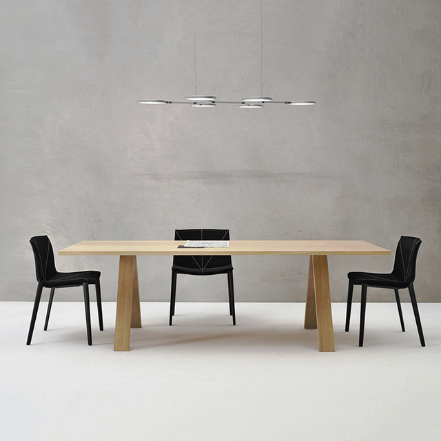 New creative restaurant LED ceiling line spotlights D6YX02 chandelier