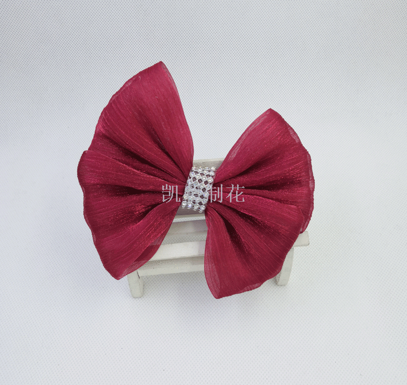 厂家直销发饰韩国饰品唯美仿真花朵发夹韩版韩式边夹头饰产品图