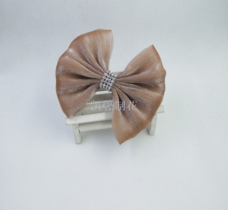 厂家直销发饰韩国饰品唯美仿真花朵发夹韩版韩式边夹头饰细节图