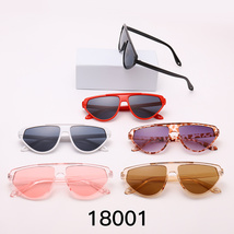 新款时尚三角形太阳镜 欧美潮流女士大框百搭眼镜18001