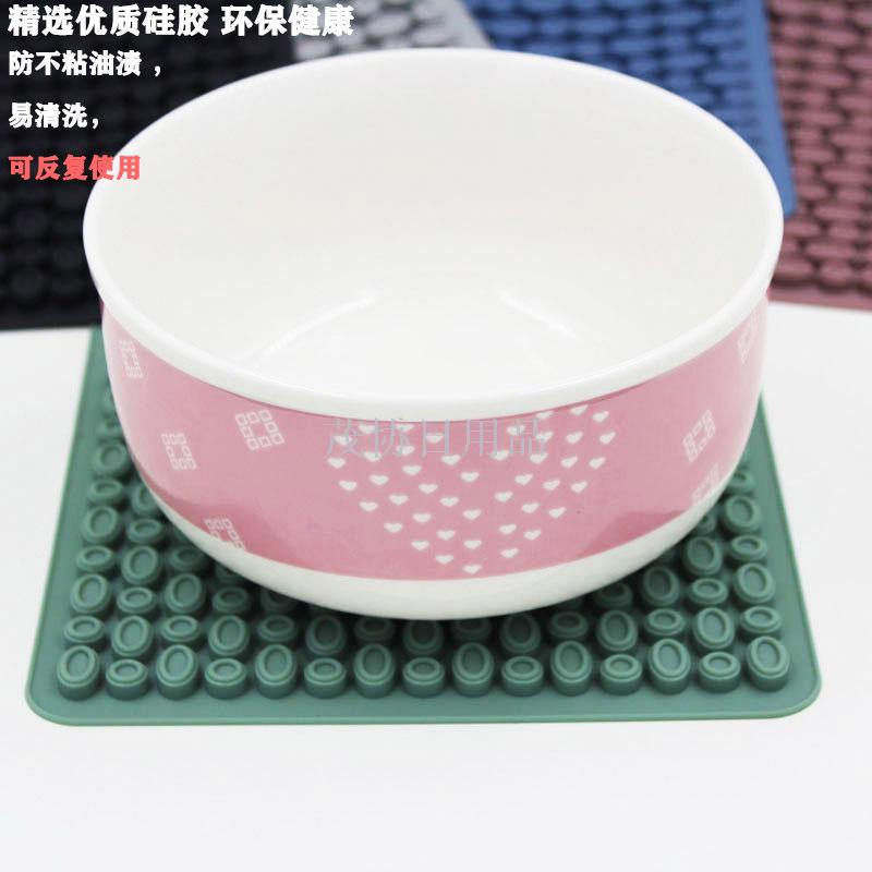 食品级硅胶餐杯垫防滑隔热垫桌垫环保耐高温易清洗产品图