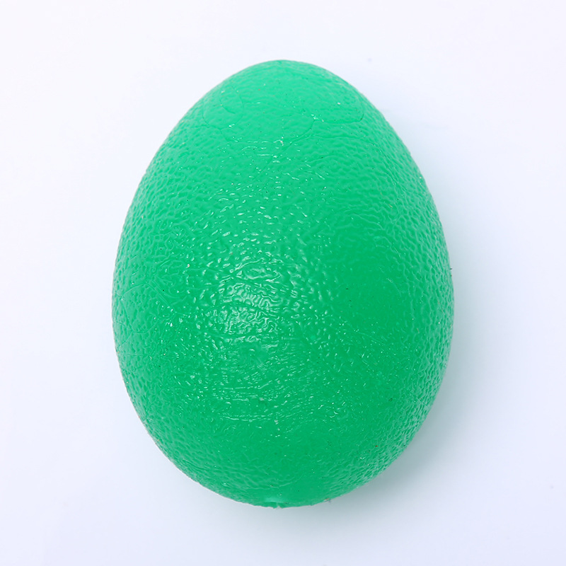 Factory direct sales of the new transparent egg-shaped silicone grip strength ball rehabilitation massage hand to relieve mouse hand grip strength Application Scenario