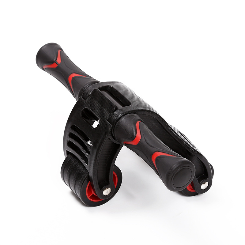Factory direct sales of new silent three-wheel abdominal exercisers, home fitness equipment for men and women, and wholesale abdominal tightening exercise equipment details Picture