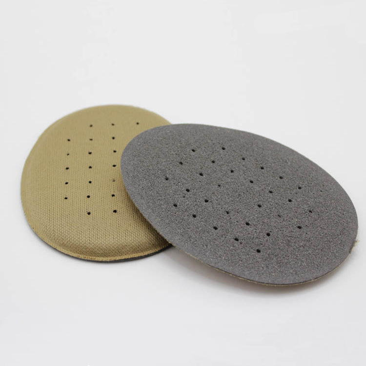 厂家直销圆形打孔海绵前掌垫 透气柔软舒适半码垫 女士防痛半垫细节图