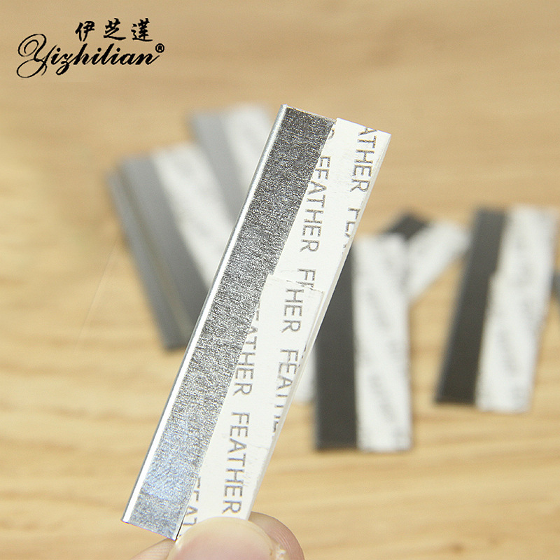 Japanese professional eyebrow shaving blade wholesale makeup artist special razor blade ten pieces of beauty makeup tool generation details Picture