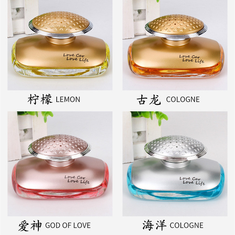 Creative car ornaments, high-end deodorizing crystal perfume ornaments, car air freshener, car perfume 1 Specification image
