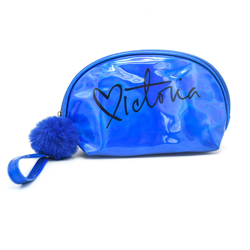 镭射半圆手拿包时尚女士化妆包化妆袋洗漱包手拿包随身便捷小包细节图