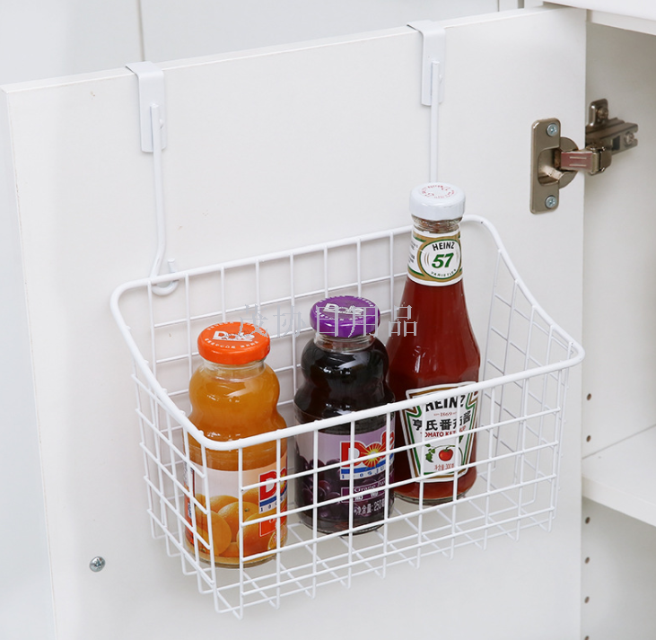 Creative kitchen cabinet storage basket seamless home cabinet door after the office file cabinet hanging rack
