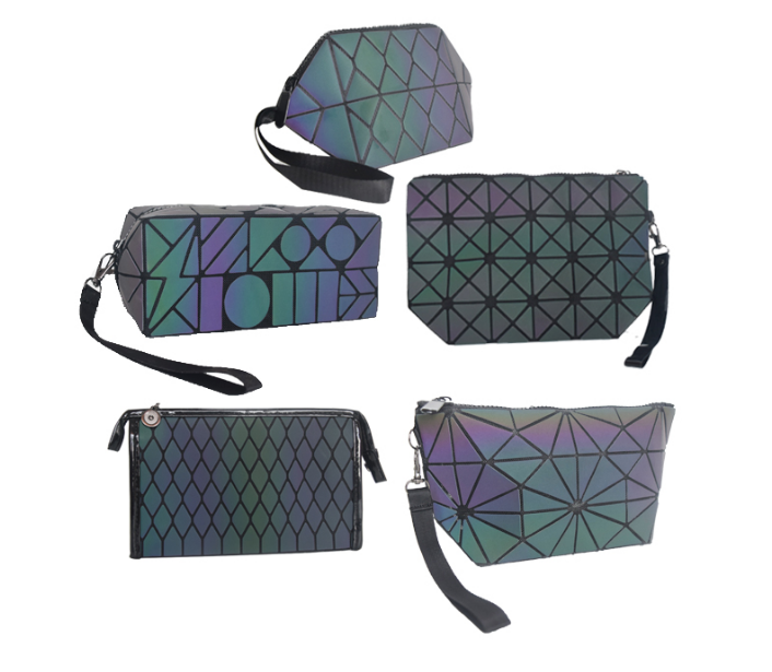 新款夜光炫彩化妆包化妆袋洗漱包手拿包外销爆款厂家直销