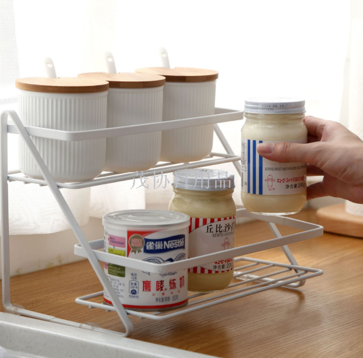 Kitchen tieyi bathroom cosmetic shelf table top dressing rack