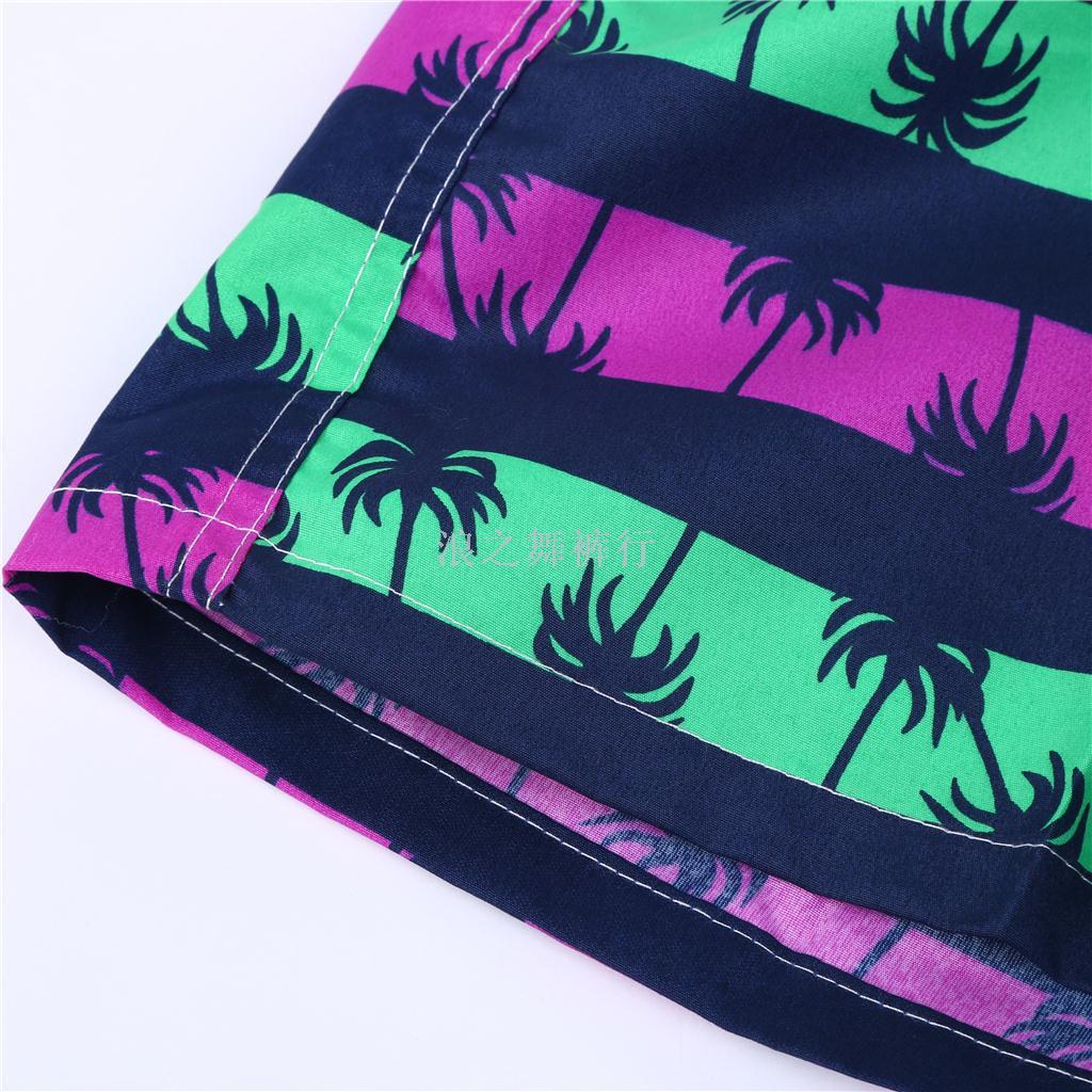 Men's Striped Beach Pants Europe And The United States Loose Quick Drying Beach Pants Plus Size Beach Shorts Seaside Casual details Picture
