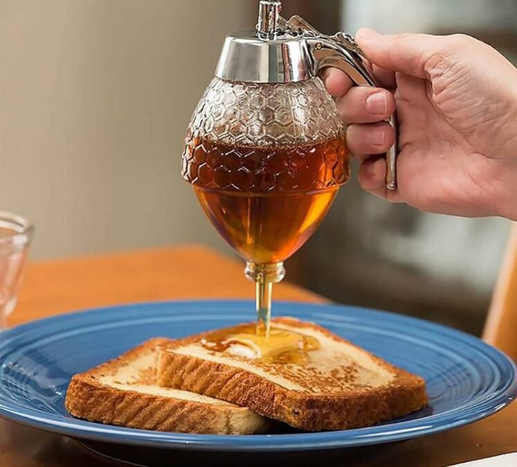 Honey dispenser糖浆果汁蜂蜜分配器调料分发器蜂产品图
