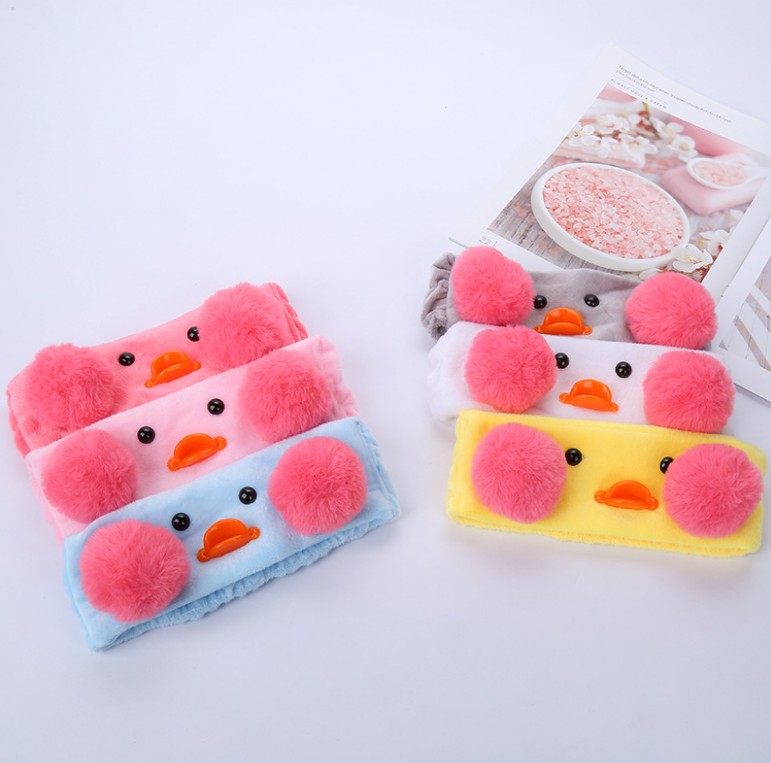 Hair band accessories Yellow duck hair band plush hair band cute hair band