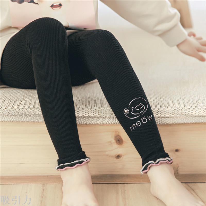 童裤女童打底裤春秋新款纯棉女孩宝宝裤子长裤中大女童春款裤子
