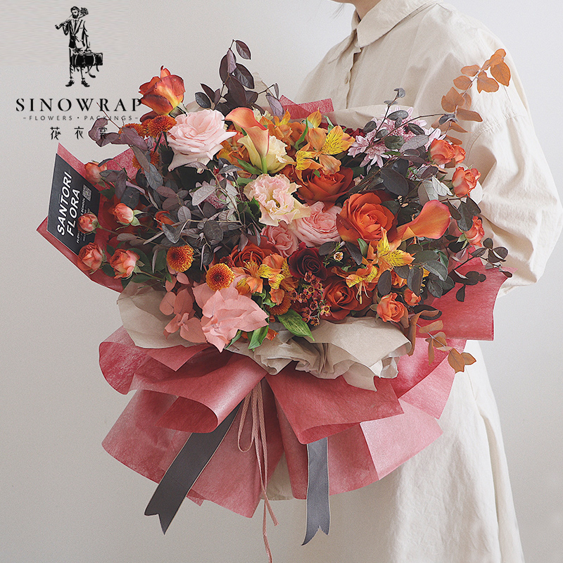 花衣裳 高档鲜花包装纸 花店用品 法森纸 礼品包装花束材料细节图