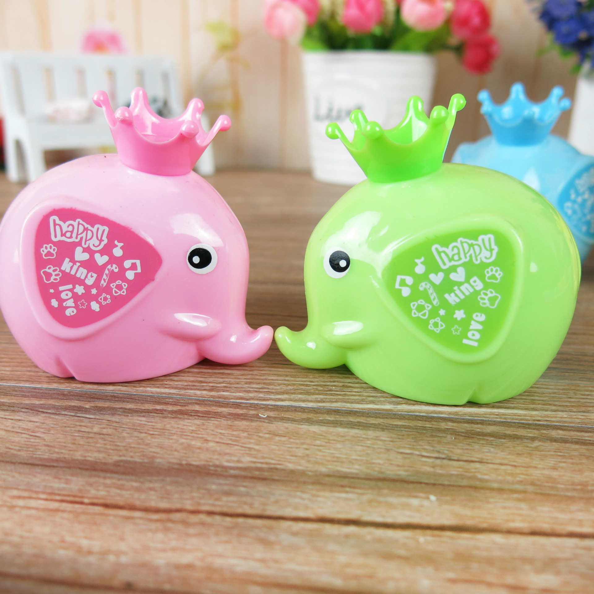 Fulejia Creative and Cute mini Elephant Pencil sharpener, double-hole pencil sharpener, direct sales and wholesale from student stationery manufacturer details Picture