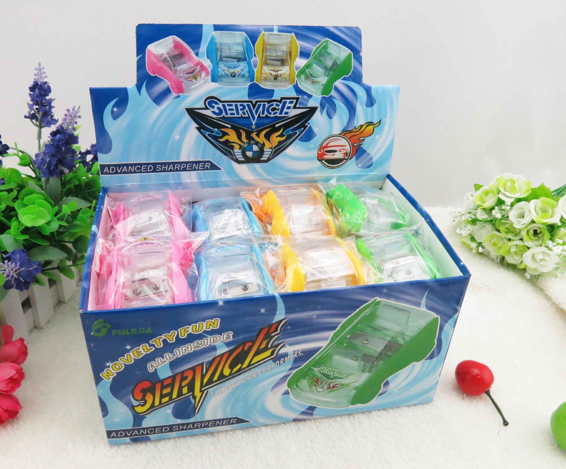 Wholesale of Fulejia 8039 Double-door Pencil sharpener and double-hole pen clipper for primary school students Specification image