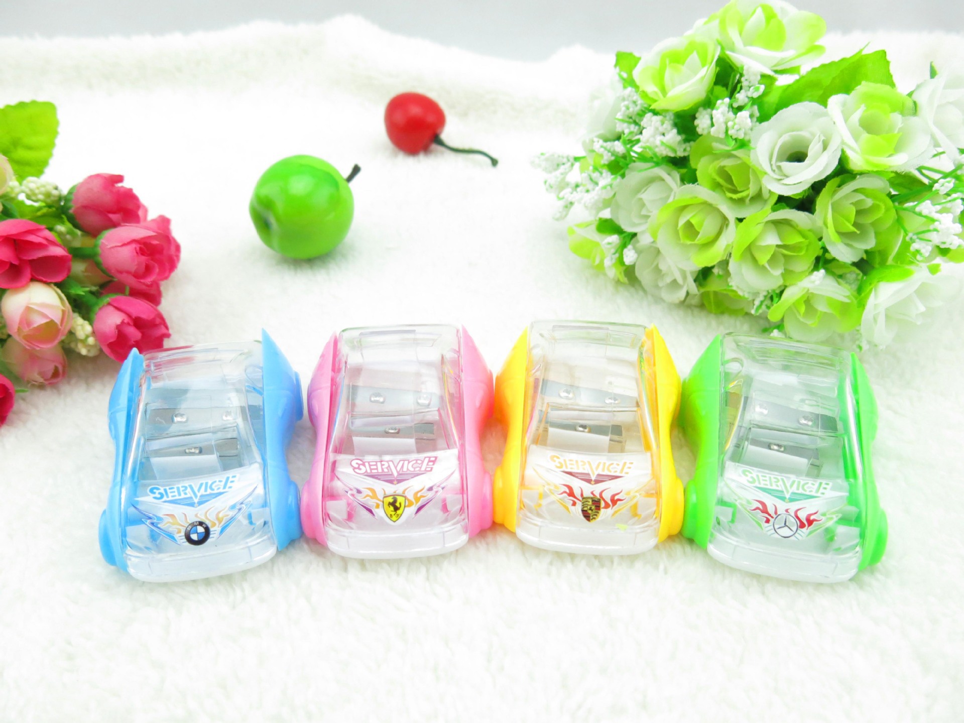 Wholesale of Fulejia 8039 Double-door Pencil sharpener and double-hole pen clipper for primary school students