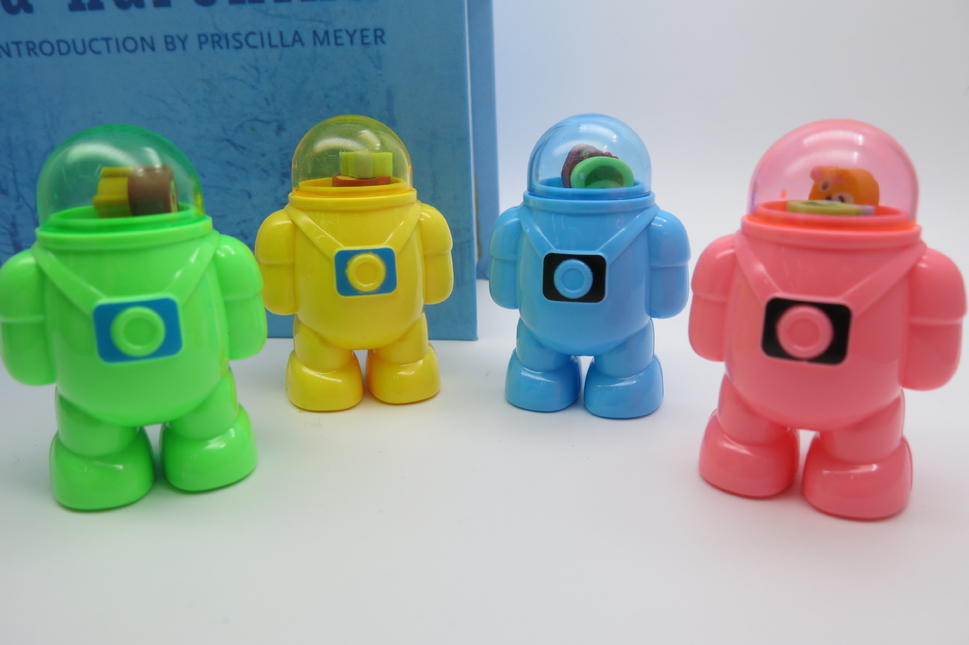 Fulejia Factory direct sales: Astronaut with eraser, single-hole creative pencil sharpener, pencil sharpener, student stationery Specification image