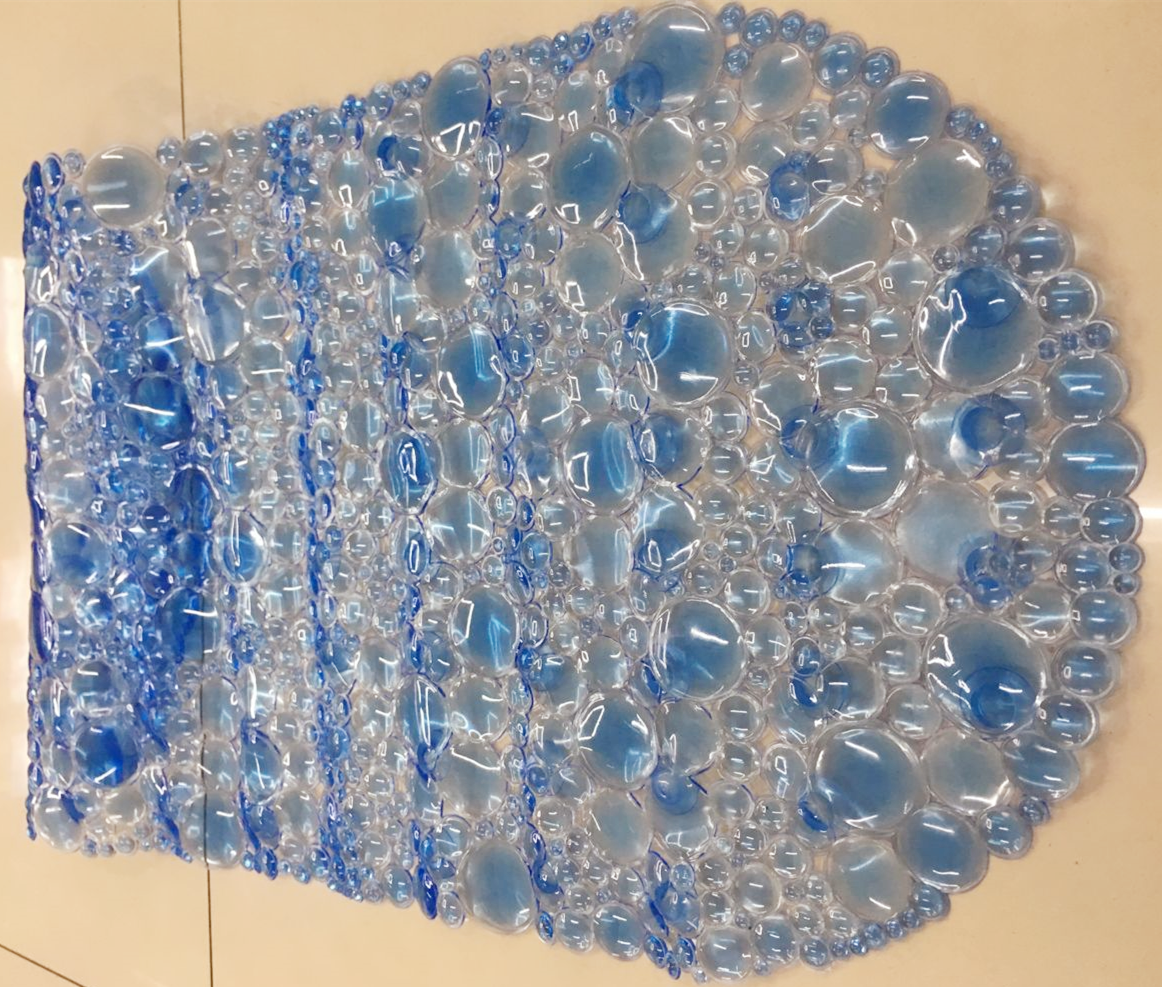 New large and small round bathroom MATS, anti-slip bathroom MATS, bathtub MATS, anti-slip foot MATS, PVC bathroom foot MATS details Picture