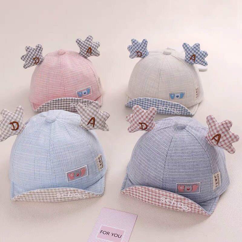 Yiwu Selection new baby hat baby cap, cap, boys and girls baseball cap, baby hat, sun hat with upturned brim